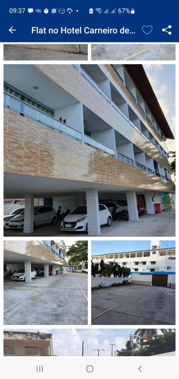 Flat No Hotel Carneiro De Tamandare Прайя дос Карнейрос Екстериор снимка